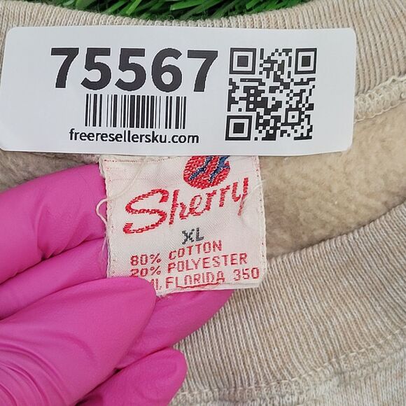 Vintage 80s Denver Sweatshirt Womens XL 21x25 Spellout USA - Picture 10 of 15